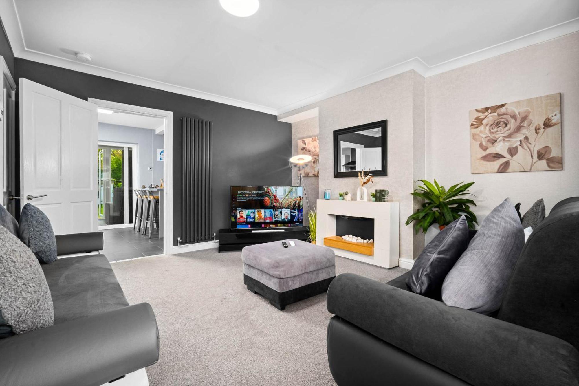 Stylish 3 Bedroom Home Away From Home Birmingham Exteriér fotografie